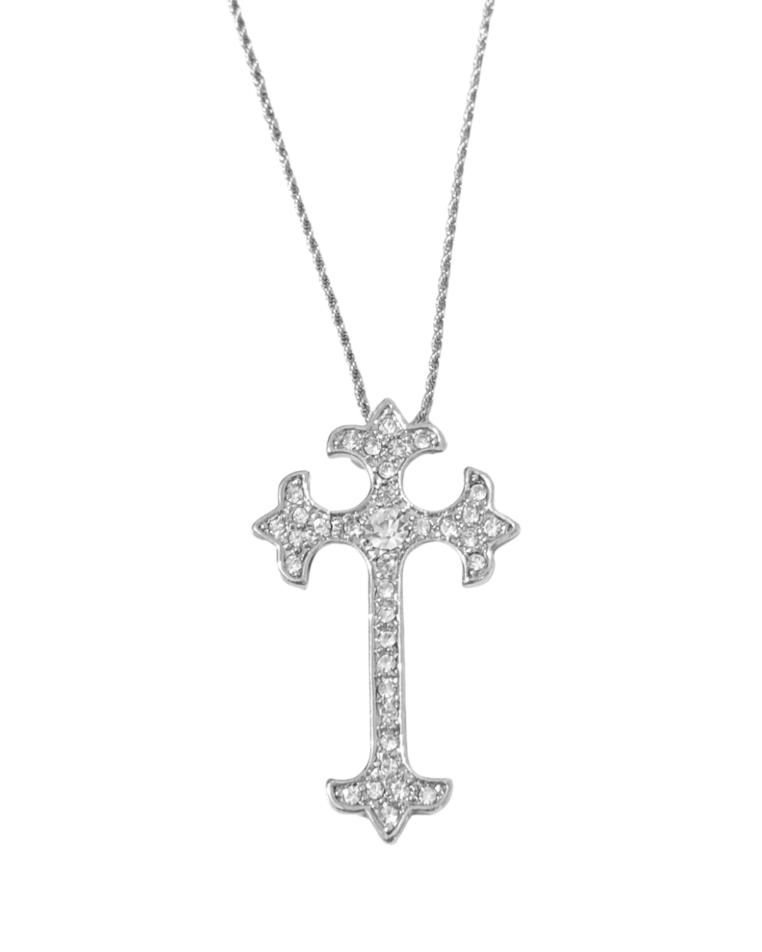 COLLAR CROSS SILVER
