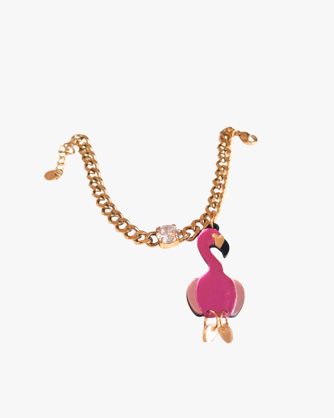 COLLAR&PULSERA FLAMINGO