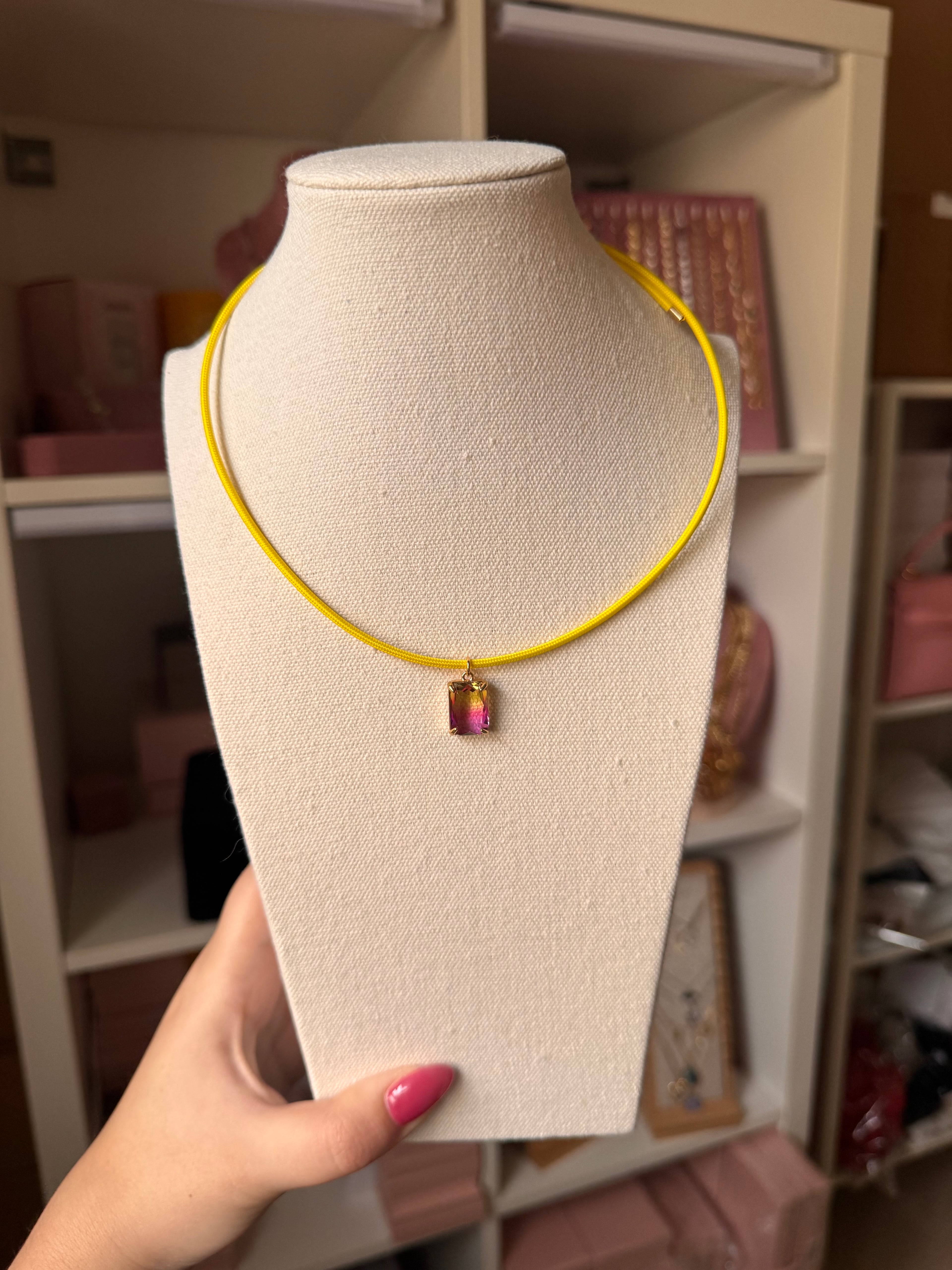 COLLAR CITRUS ROSE