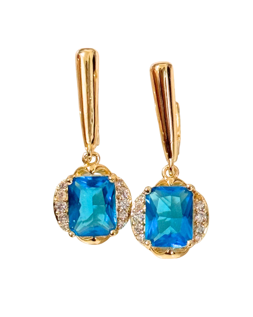 PENDIENTES RADIANTES BLUE