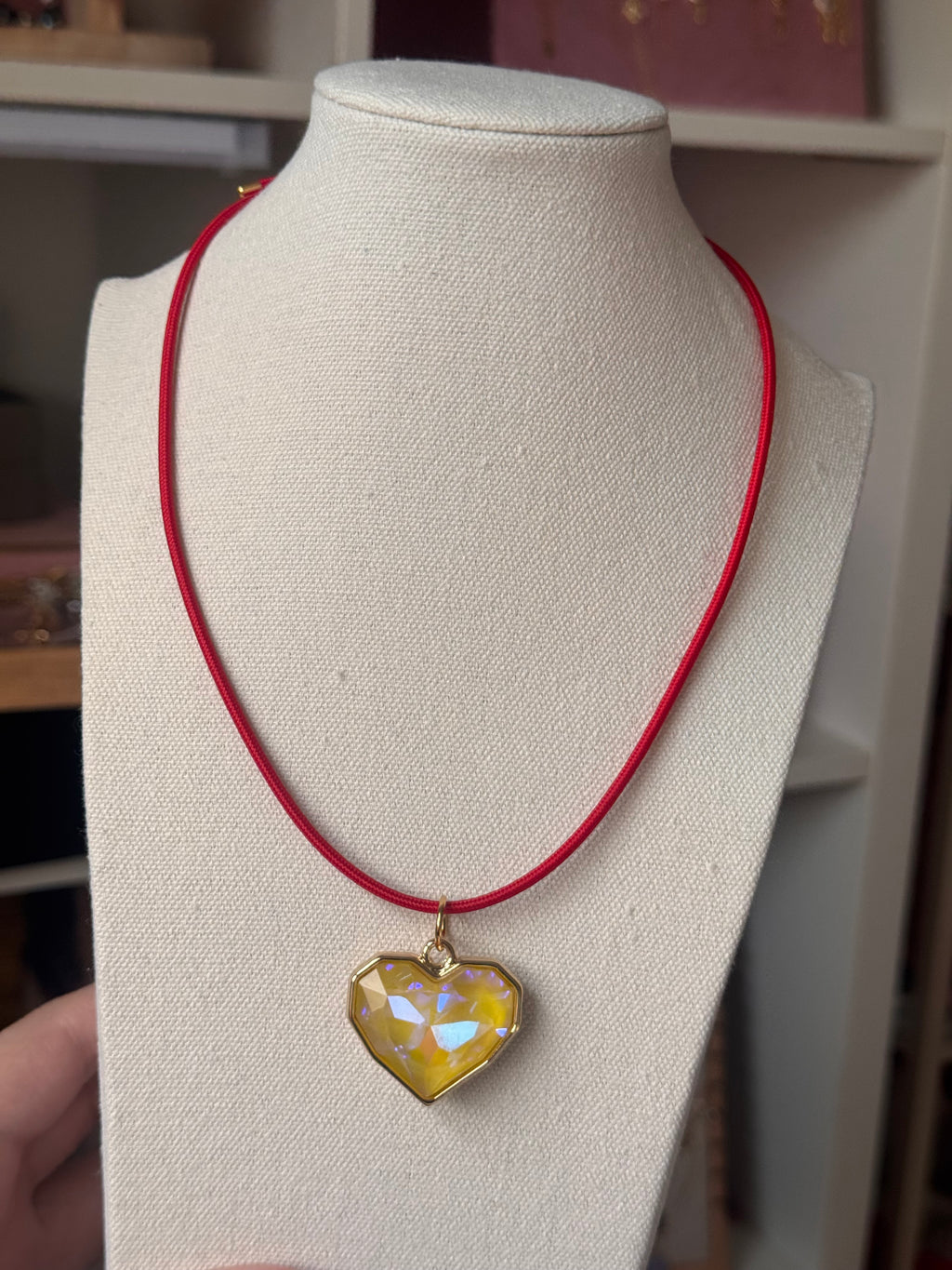 DIJE HEARTS AMARILLO