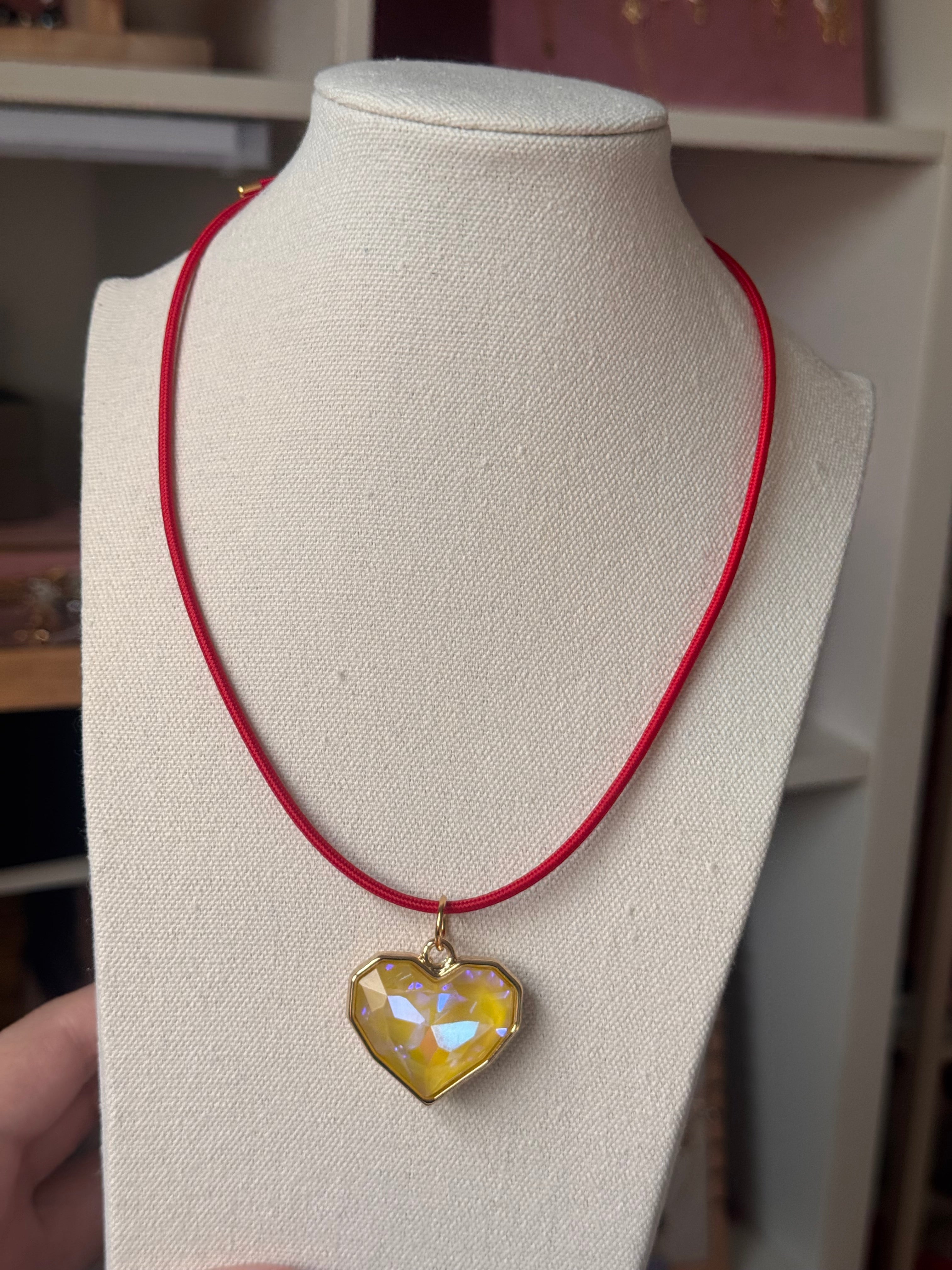 DIJE HEARTS AMARILLO