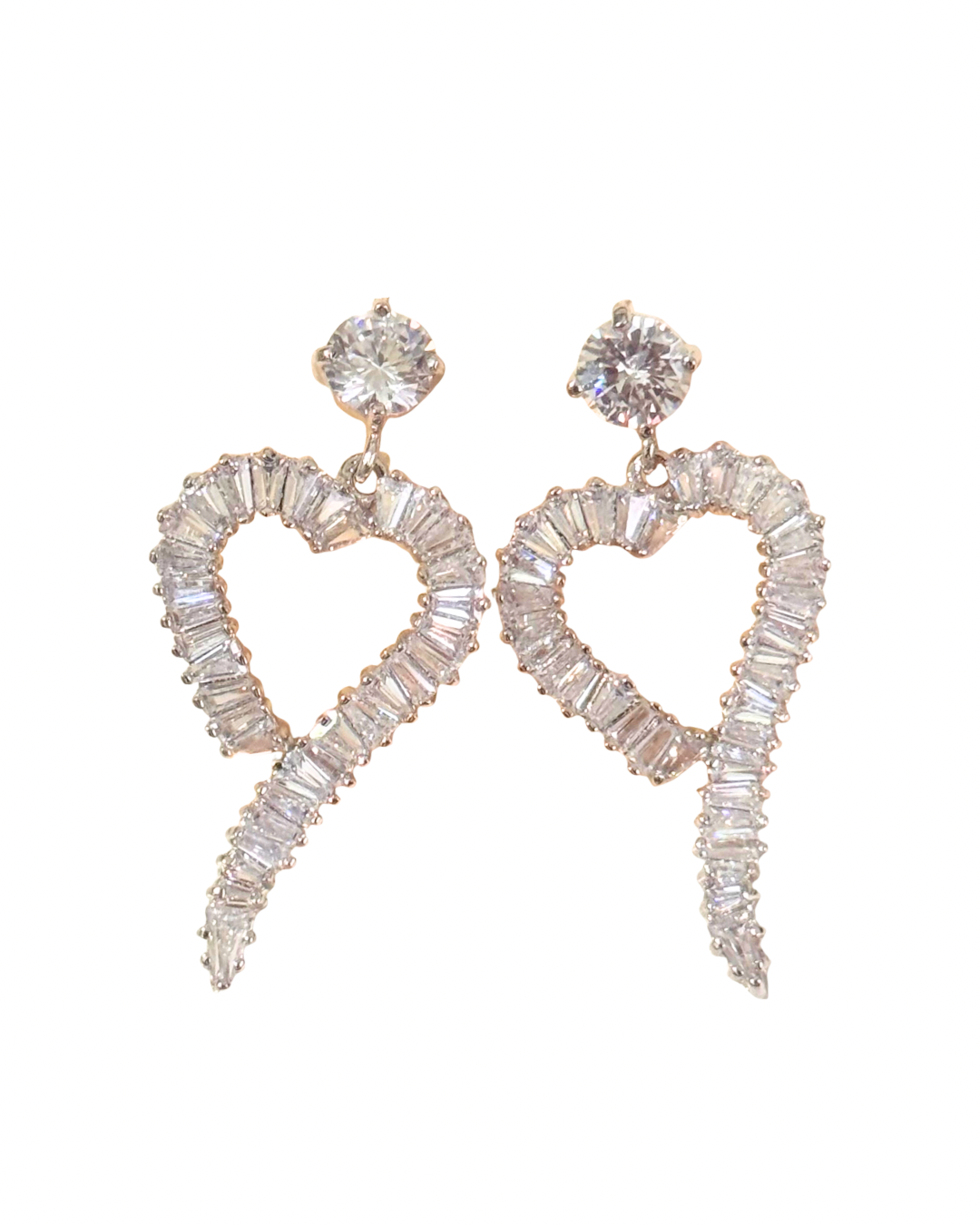 PENDIENTES HEART SILVER