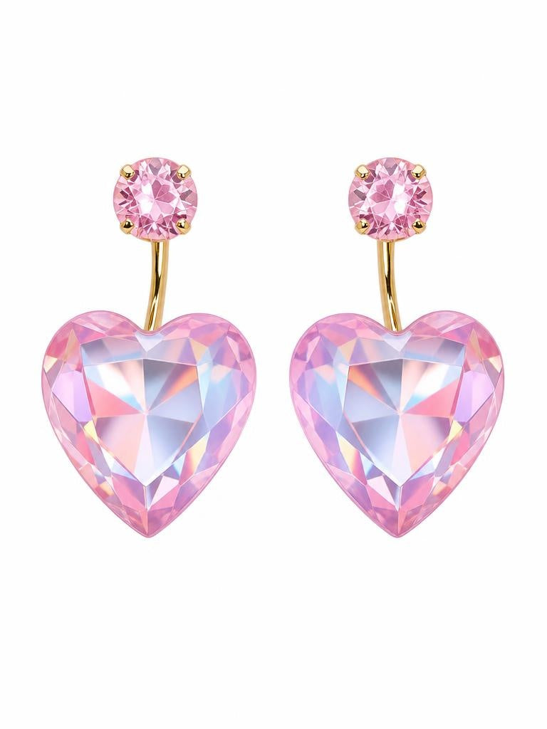 PENDIENTES CISNE ROSA