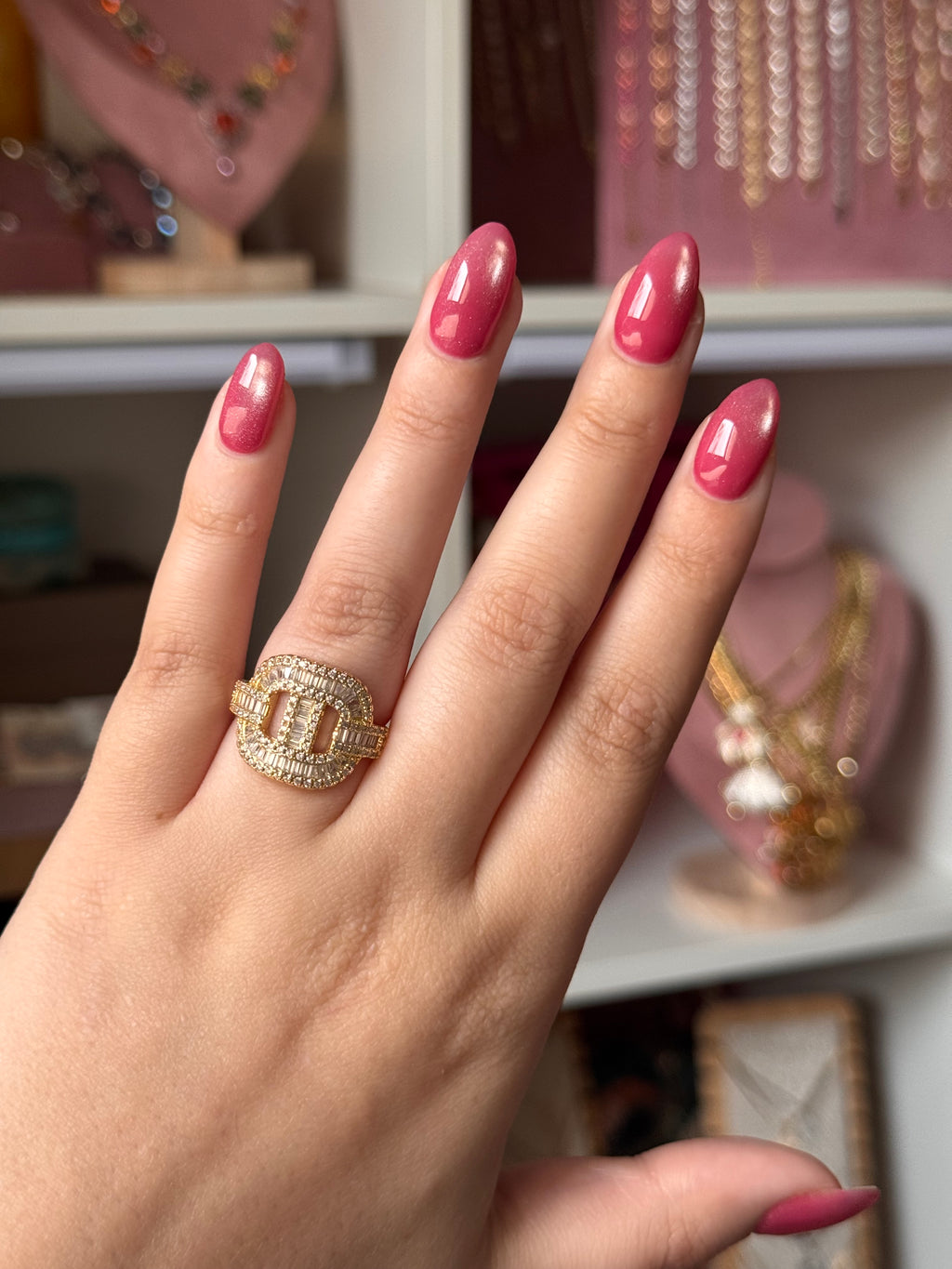 ANILLO ICED GOLD