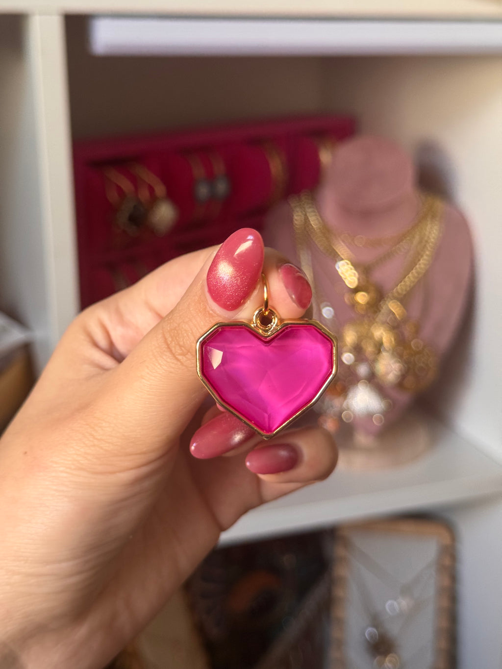 DIJE HEARTS FUCSIA