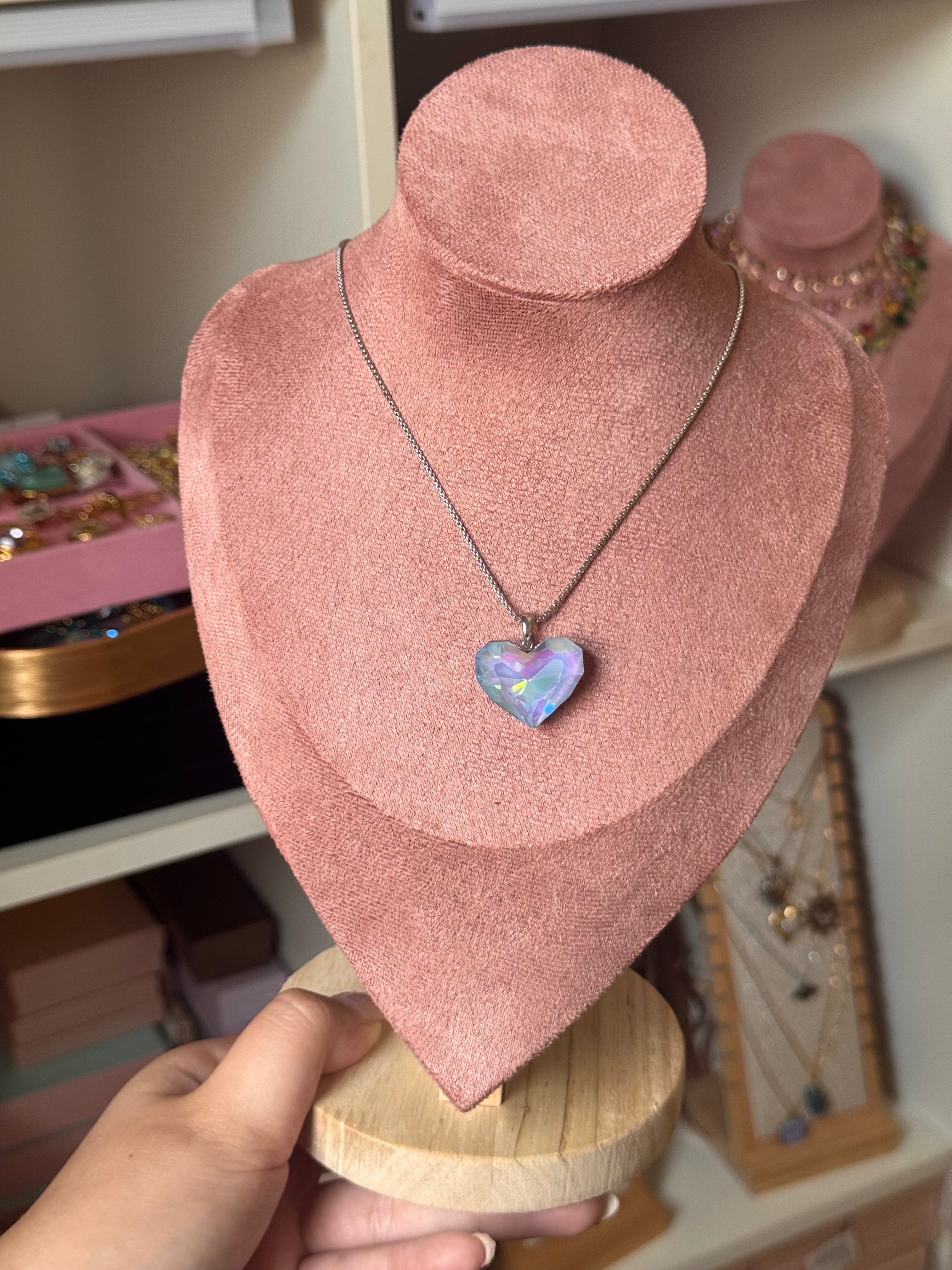 COLLAR HEARTS BLUE