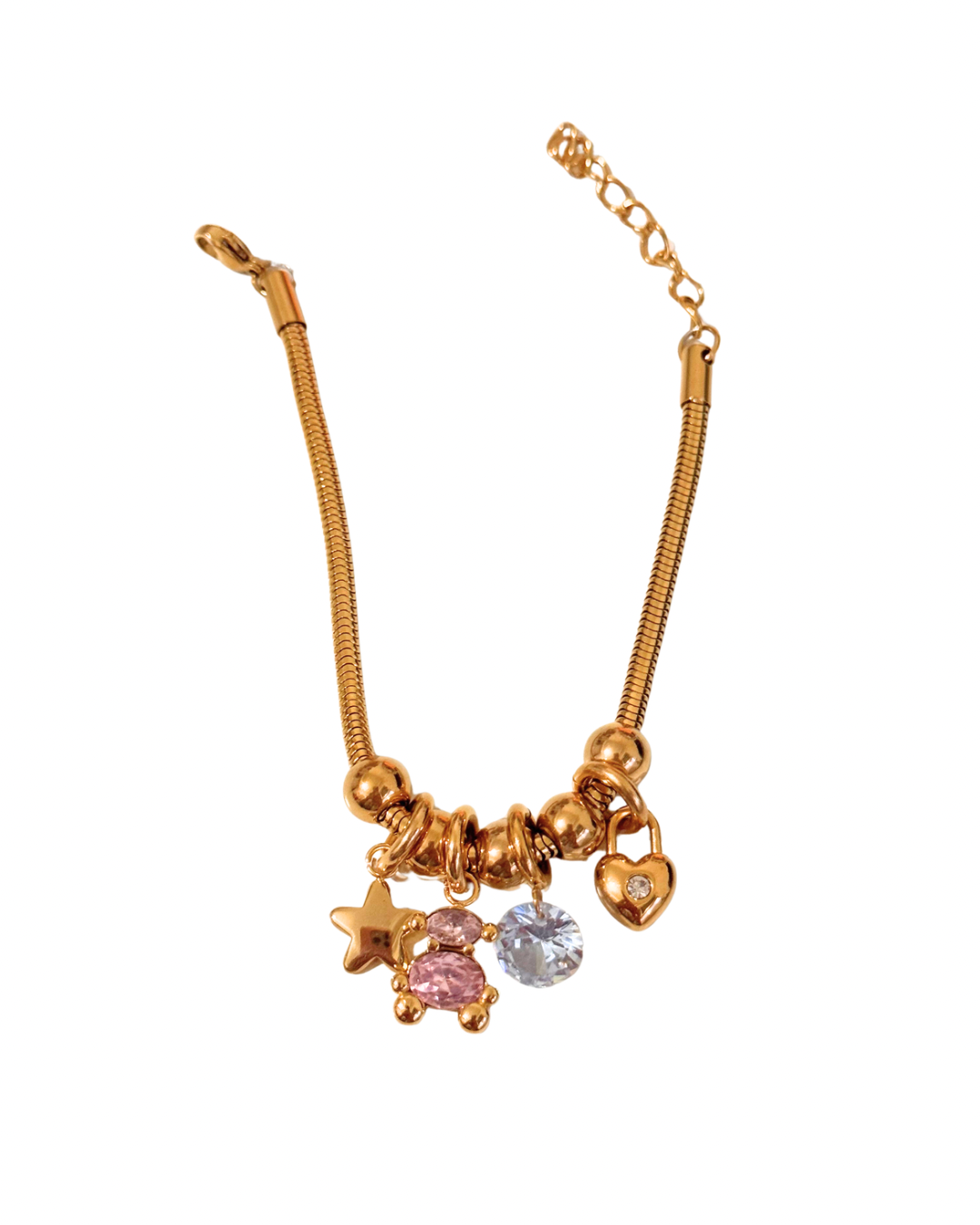 PULSERA TEDDY PINK