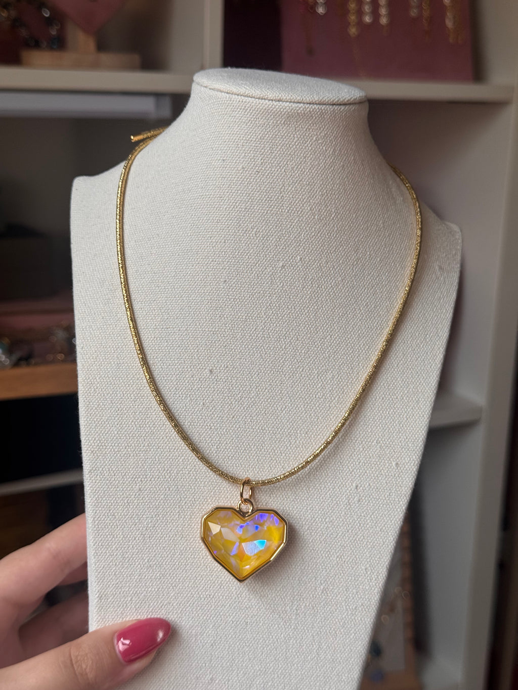 DIJE HEARTS AMARILLO