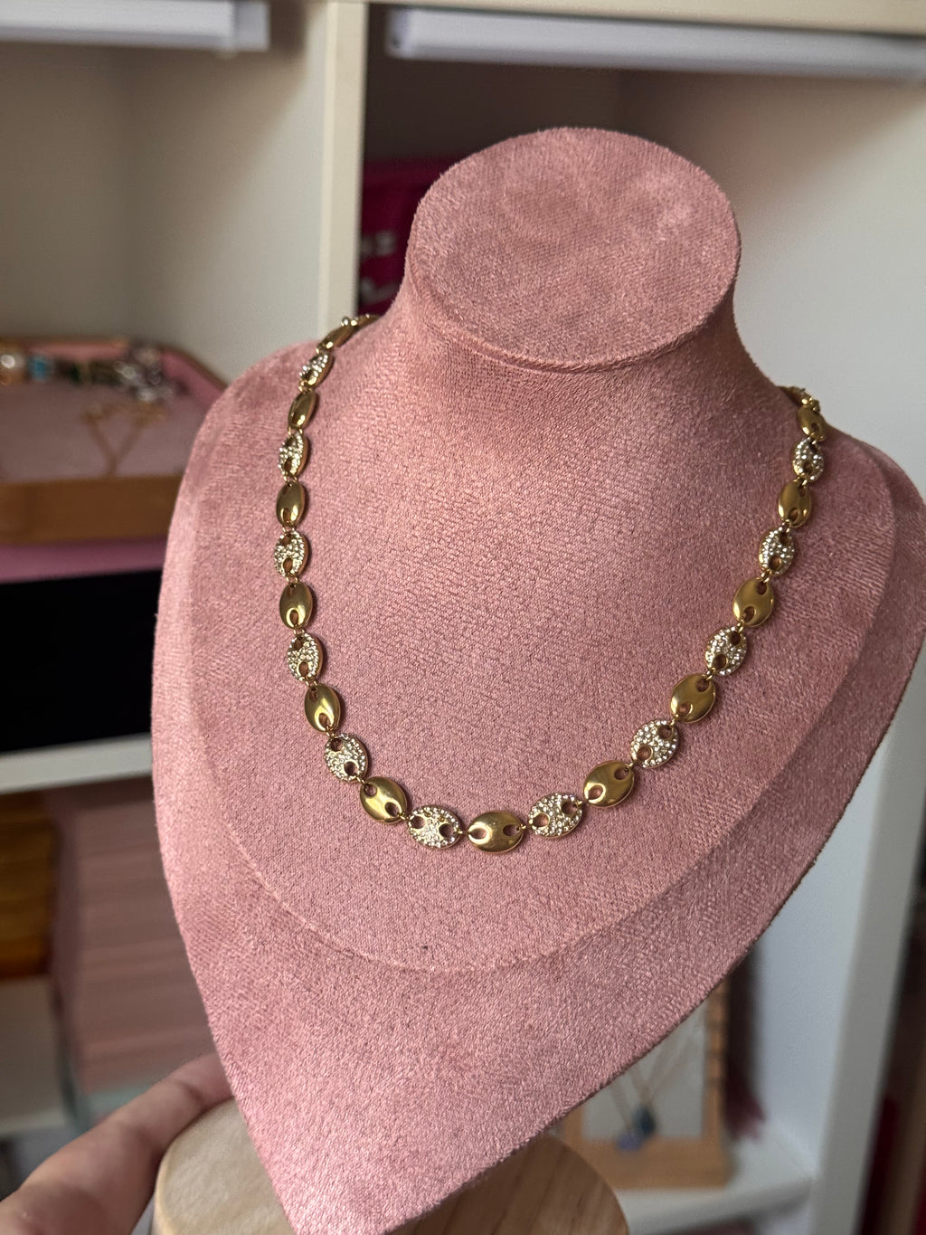 COLLAR COFFEE GOLD