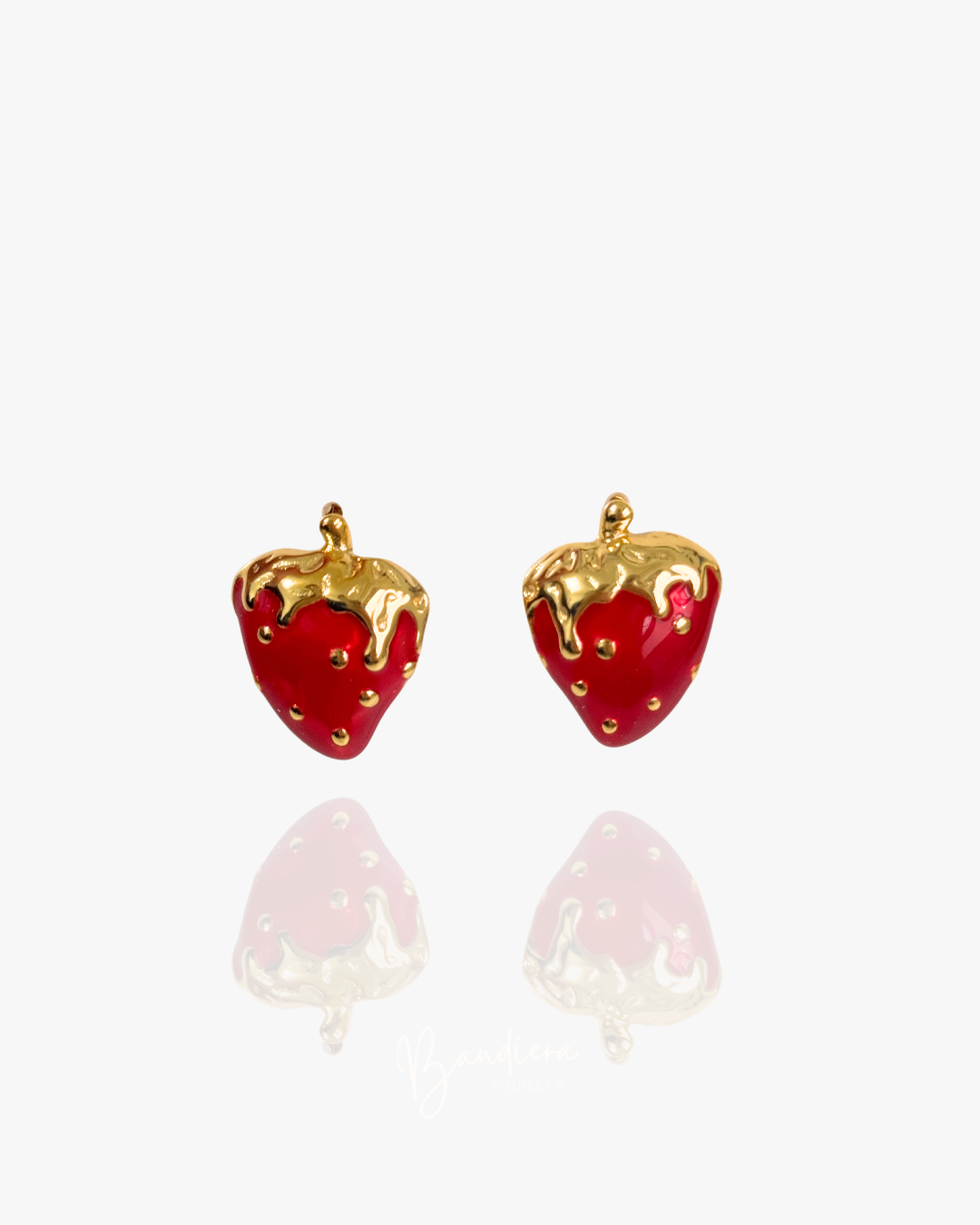 PENDIENTES FRESAS
