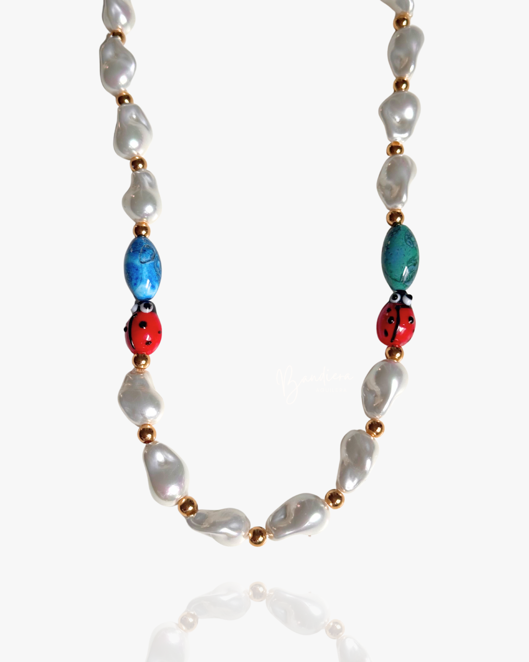 COLLAR AGUAMARINA