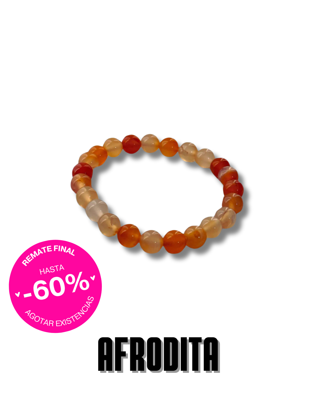 PULSERA AFRODITA CORNALINA