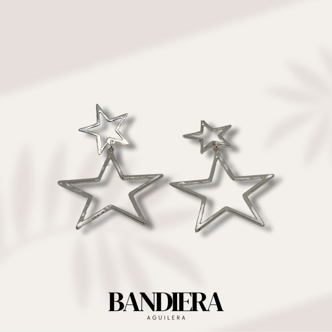 PENDIENTES SILVER STAR