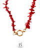 COLLAR CHARM CORAL